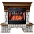 Каминокомплект InterFlame Экстер унив. (дуб)+Panoramic 25 LED FX