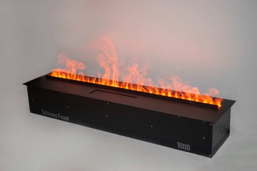 Электроочаг Schönes Feuer 3D FireLine 1000 Pro со стальной крышкой в Пензе