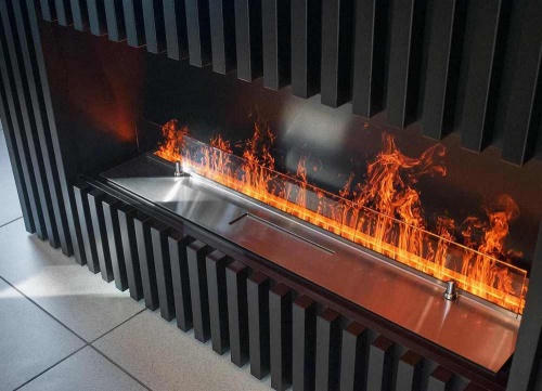 Электроочаг Schönes Feuer 3D FireLine 1000 со стальной крышкой в Пензе
