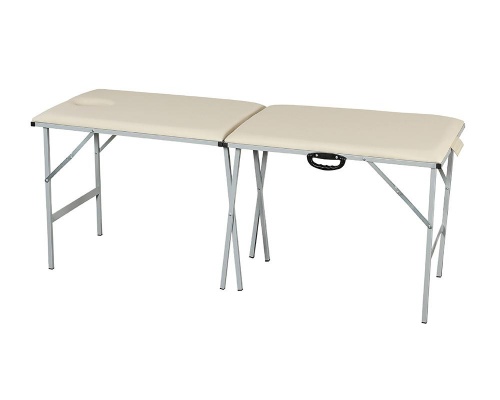 Складной металлический массажный стол Heliox 185х62 см
